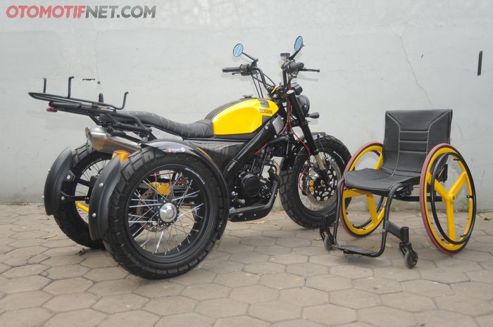 Modifikasi Yamaha V-Ixion jadi trike