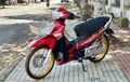 Honda Supra X 125 Jadi Elegan, Dibikin Kontras Pakai Pelek Warna Emas