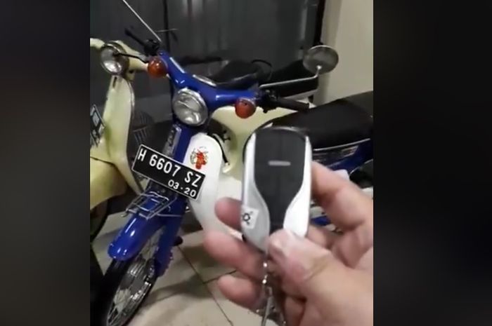 Remote dipencet langsung Honda C70 jreng