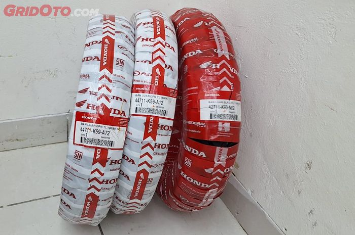 Ban bawaan Motor Honda 