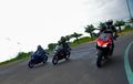 Adu Handling, GSX-R150 Ringan, CBR150R Nyaman dan R15 Moge Feeling?