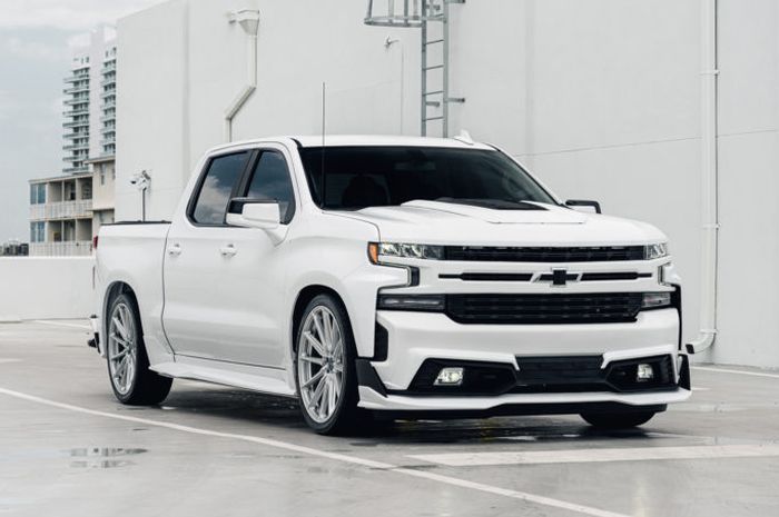 Modifikasi Chevrolet Silverado dandan clean look dan ganti setup kaki-kaki ceper