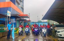 Container Terminal Rider's Community Gelar Touring Sambil Baksos di Cirebon