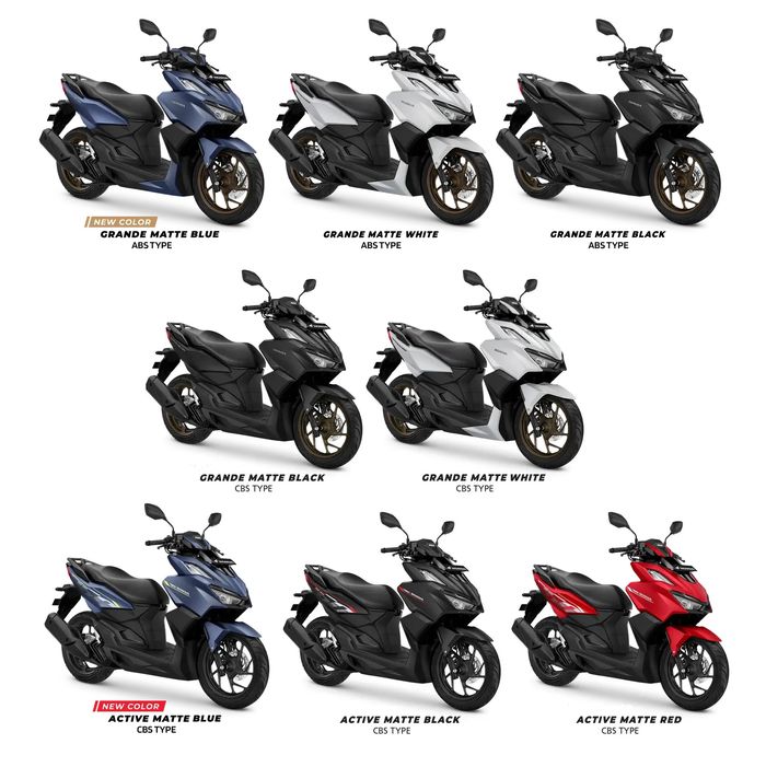 Pilihan warna Honda Vario 160