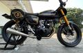 Speedking Garage Turun Tangan Modifikasi Kawasaki W175 Bertema Bitcoin Pertama di Indonesia 