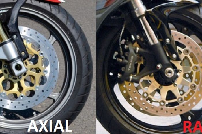 Kaliper rem radial vs axial