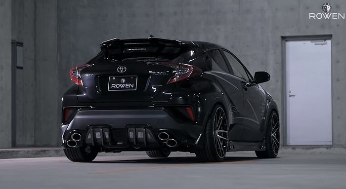 Tampilan belakang modifikasi Toyota C-HR