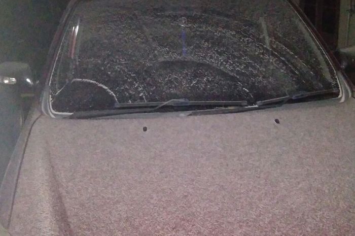 Abu vulkanik Gunung Merapi