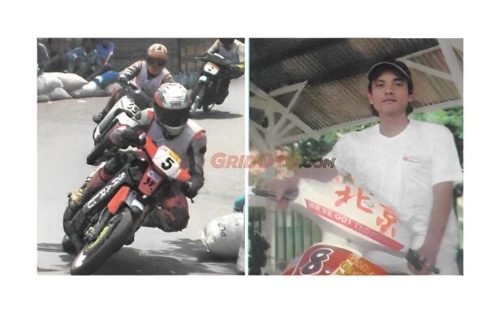 Gelaran GGBRR (kiri) dan Bambang Pamor, joki balap merek Beijing (kanan)