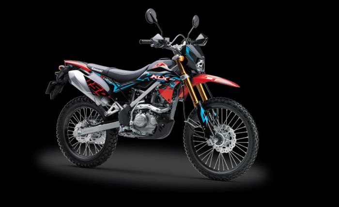Salah satu warna baru KLX 150 BF SE X-Treme yang baru saja dirilis Kawasaki