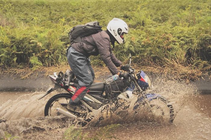 Suzuki Satria F150 bisa diajak off-road