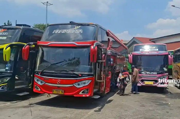 Jumlah pemudik di Terminal Kalideres turun cukup signifikan di Lebaran 2026.