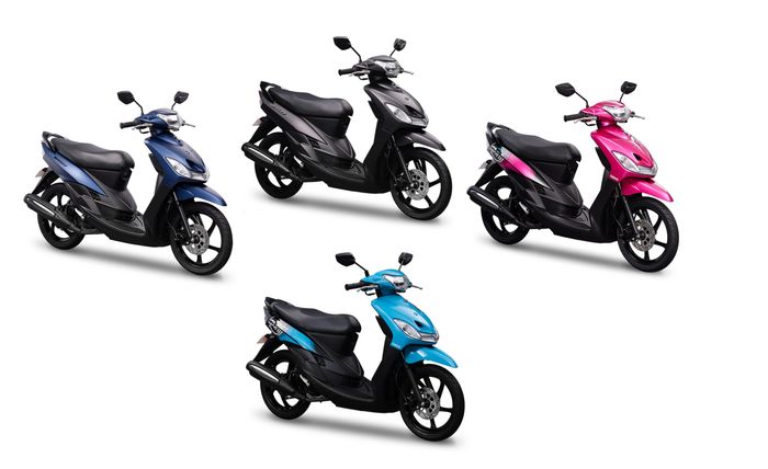 Pilihan warna Yamaha Mio Smile yang dijual di Filipina