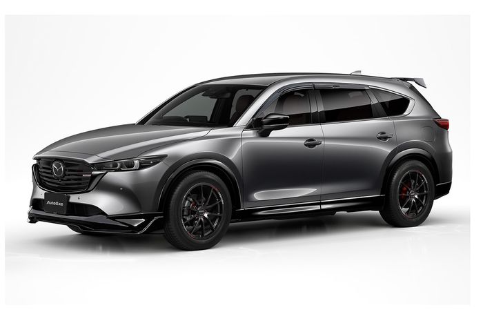 Modifikasi mobil baru Mazda CX-8 tampil sporty usai dipoles in-house tuner AutoExe, Jepang
