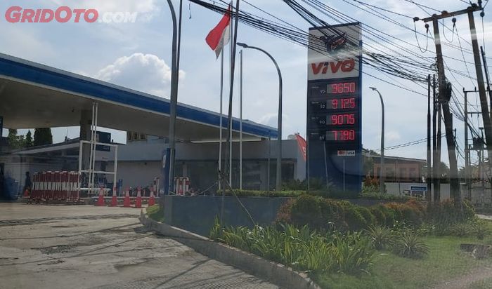 Ilustrasi SPBU Vivo Bekasi