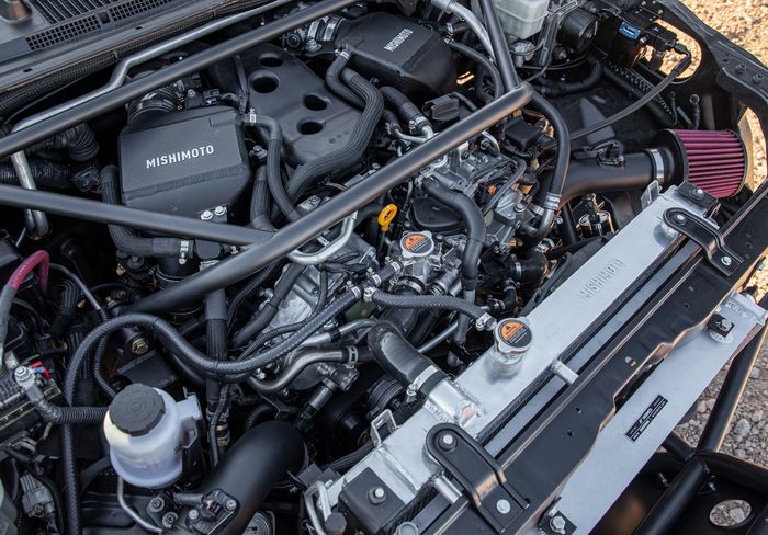 Mesin modifikasi Nissan Frontier ini sudah engine swap pakai jantung pacu Fairlady Z