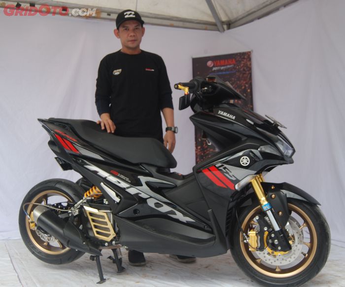 Umbar Bokong Yamaha  Aerox  155 Ini Bak Moge Sporti 