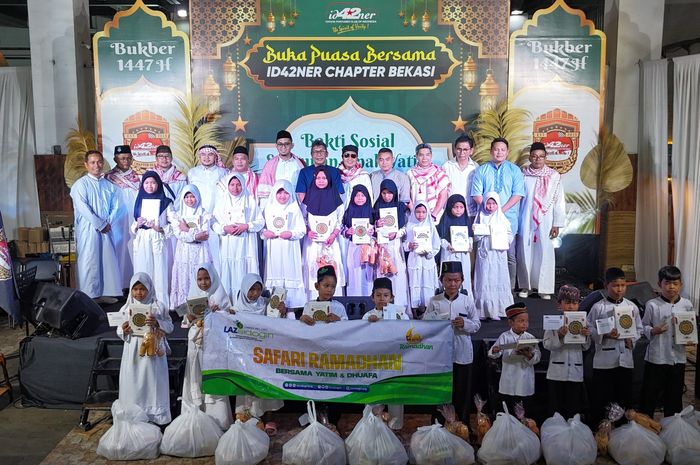 ID42NER Chapter Bekasi menggelar buka puasa bersama bareng anak yatim