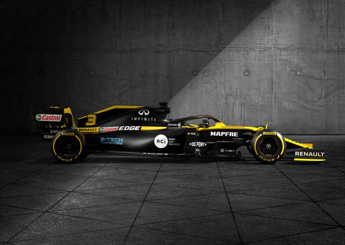 Jelang balapan F1 Australia, Tim Renault meluncurkan livery barunya untuk musim 2020 di sirkuit Albert Park