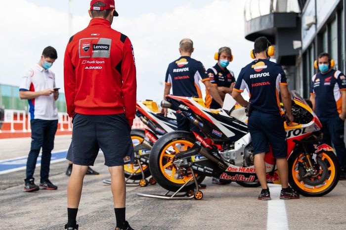 Sempat Melipir ke garasi Honda di Tes MotoGP Misano, Jack Miller ungkap satu hal soal motor Honda RC213V 2022