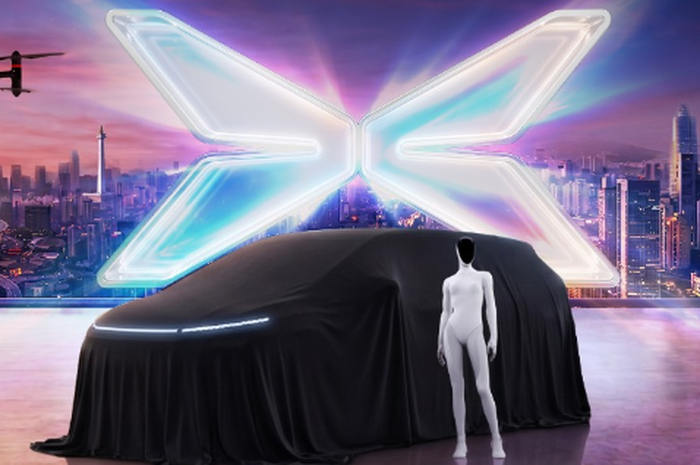 Siluet mobil baru Xpeng yang bakal meluncur di Indonesia sebentar lagi.