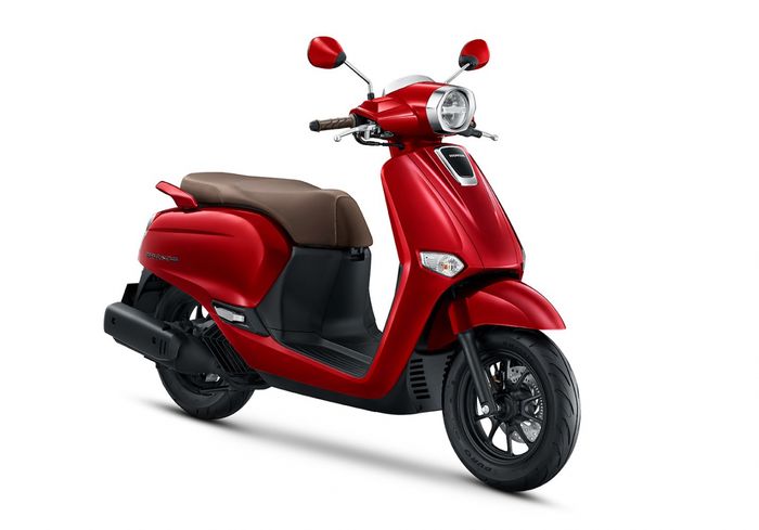 Kelir merah ini hanya ada di Honda Giorno+ tipe ABS