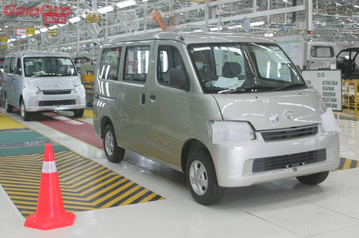 Ilustrasi. Pabrik perakitan Daihatsu.