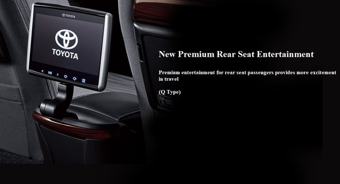 Rear seat entertainment upgrade audio Toyota Innova 