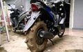 Tampil Anti-Mainstream, Begini Penampakan Honda BeAT Gunakan Ban Traktor