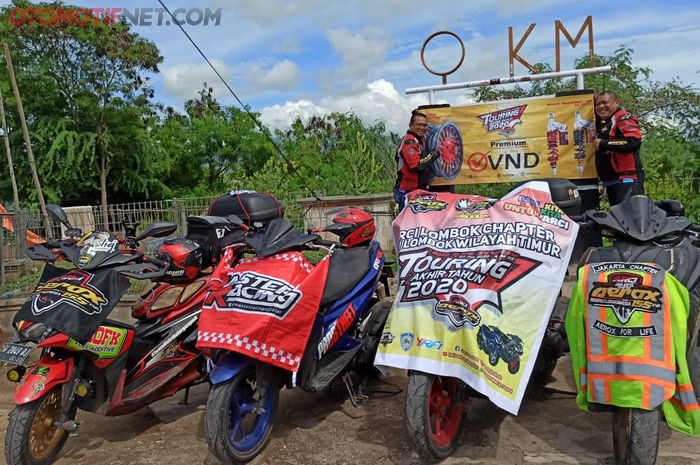 Aerox Riders Club Indonesia Turing ke Sape Bima, Jalin Silaturahmi Sepanjang Jalan