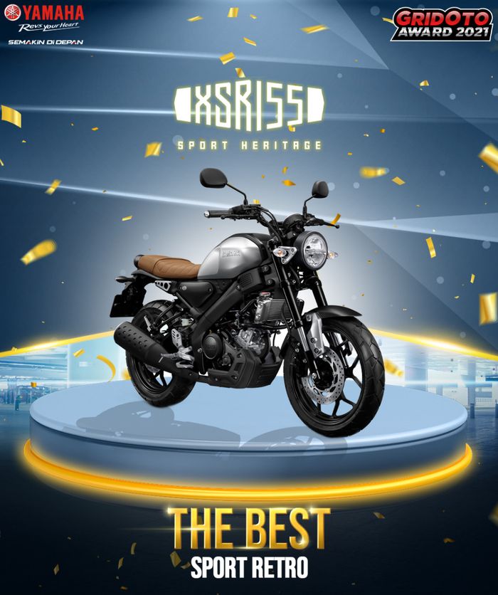 Yamaha XSR 155 mendapat gelar Best Sport Retro GridOto Award 2021