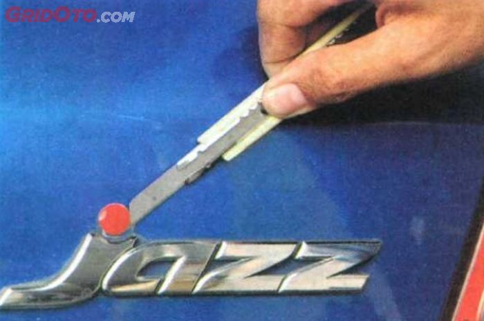 Titik di emblem Honda Jazz kerap raib dijarah tangan jahil