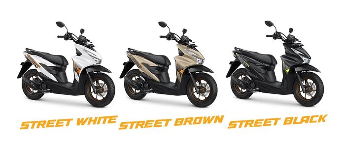 Pilihan warna Honda BeAt Street 2025