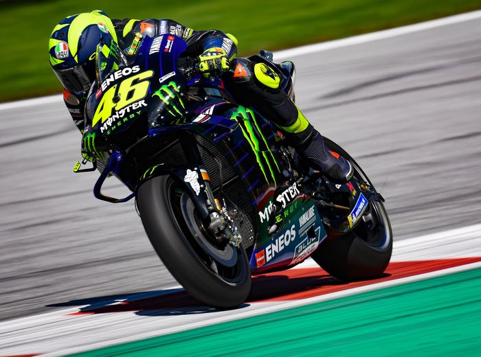 Meski kutang maksimal di hari pertama, Valentino Rossi bertekad lolos ke kualifikasi 2 (Q2) MotoGP Austria 2019