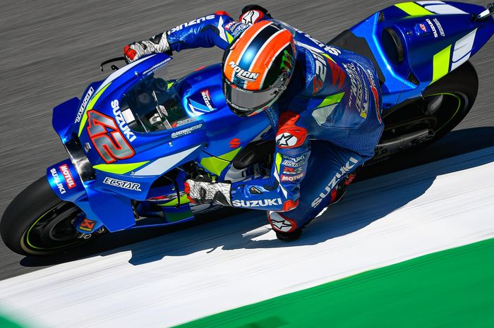 Pembalap Suzuki Ecstar, Alex Rins mengaku kesulitan saat melalui lintasan lurus saat balapan MotoGP Italia 2019