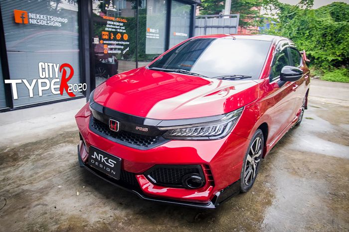 Modifikasi All New Honda City ala Civic Type R garapan NKS Design, Thailand