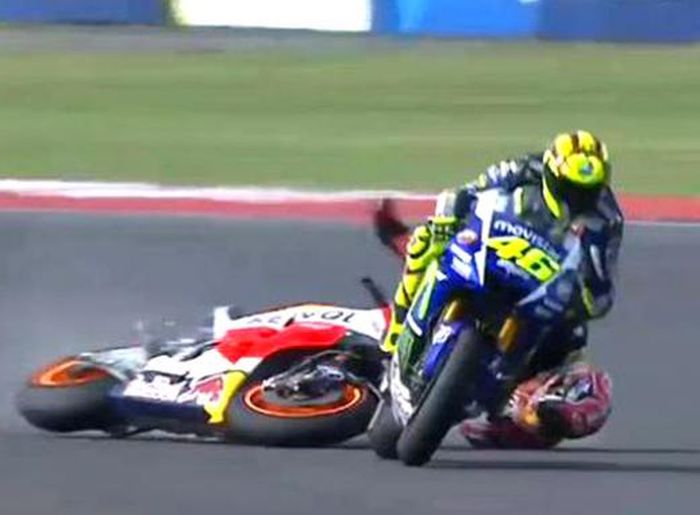 Marquez memiliki dendam kepada Rossi ketika terjadi insiden di MotoGP Argentina 2015