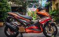 Yamaha Aerox Sengaja Salah Pakai Baju, Menarik Pakai Livery Repsol Honda dan One HEART