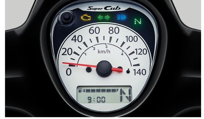 Desain panel instrumen New Super Cub Thailand
