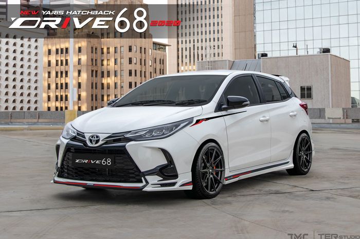 Modifikasi Toyota Yaris facelift tampil sporty pakai body kit Ter Studio, Thailand