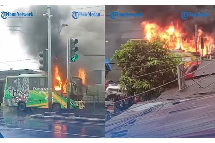 Bus Trans Metro Deli milik Pemerintah Kota Medan