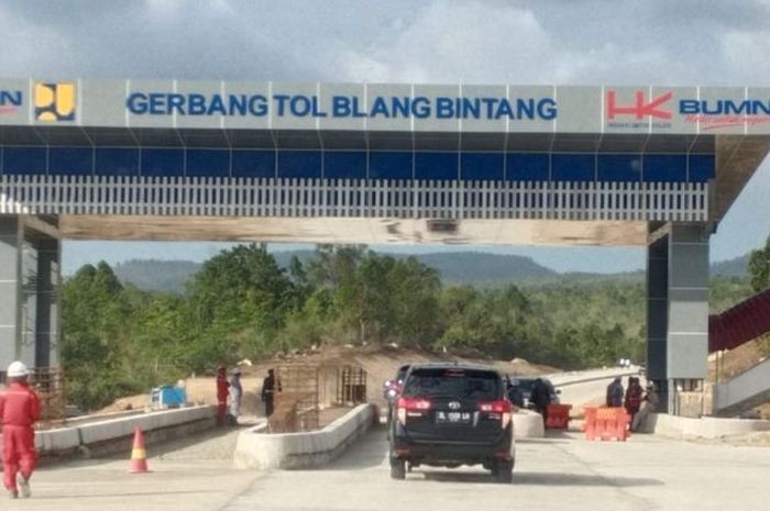 Gerbang Tol Blang Bintang, bagian dari Ruas Tol Banda Aceh-Sigli akan berooerasi secara fungsional pada mudik Lebaran 2020. 