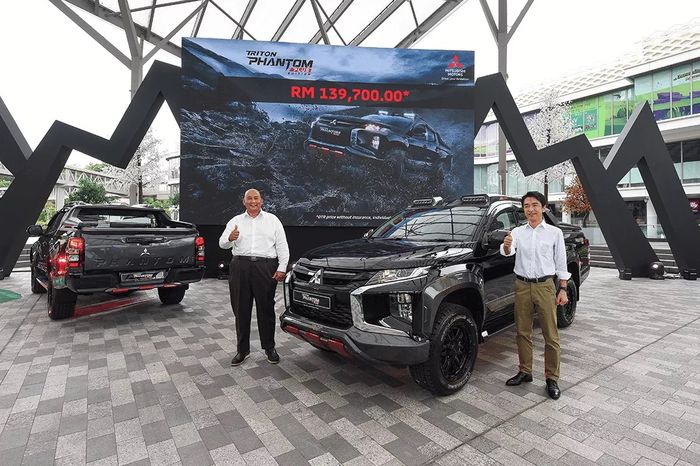 Mitsubishi Triton Phantom Plus saat diluncurkan di Malaysia.