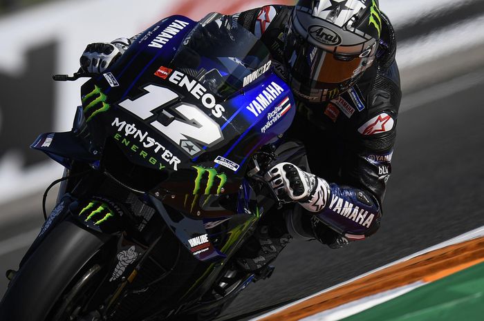 Pembalap Monster Energy Yamaha, Maverick Vinales mengaku senang dengan kecepatan yang dimiliki motornya pada hari pertama MotoGP Valencia