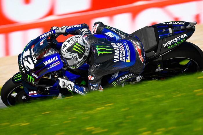 Pembalap Monster Energy Yamaha Maverick Vinales salahkan setingan motor usai melempem di balapan MotoGP Austria 2019