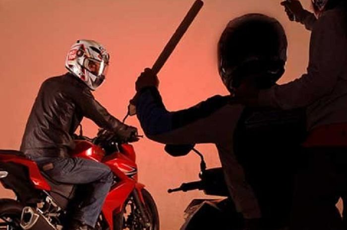 Ilustrasi geng motor kembali berulah