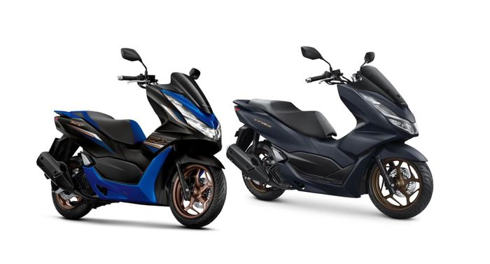 Perbedaan style Midnight Race Edition dengan PCX 160 versi Indonesia