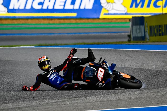 Darryn Binder meraih gelar pembalap dengan crash terbanyak di MotoGP 2022