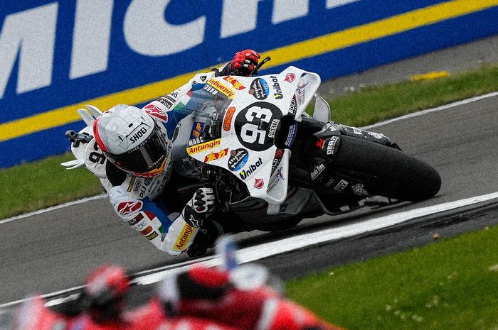 Marc Marquez pernah landing di toilet