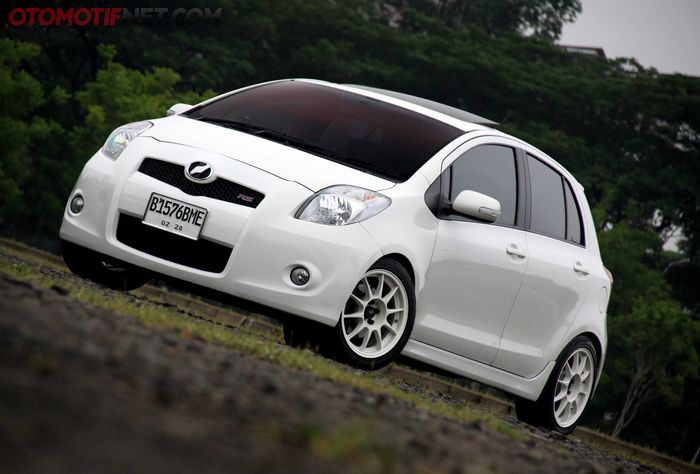 Modifikasi Toyota Yaris 2009 milik Daffa, lebih fokus ke tampilan